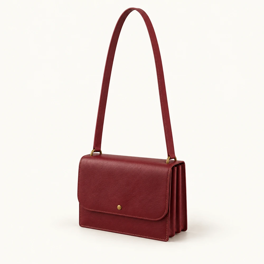 Bag with three compartments