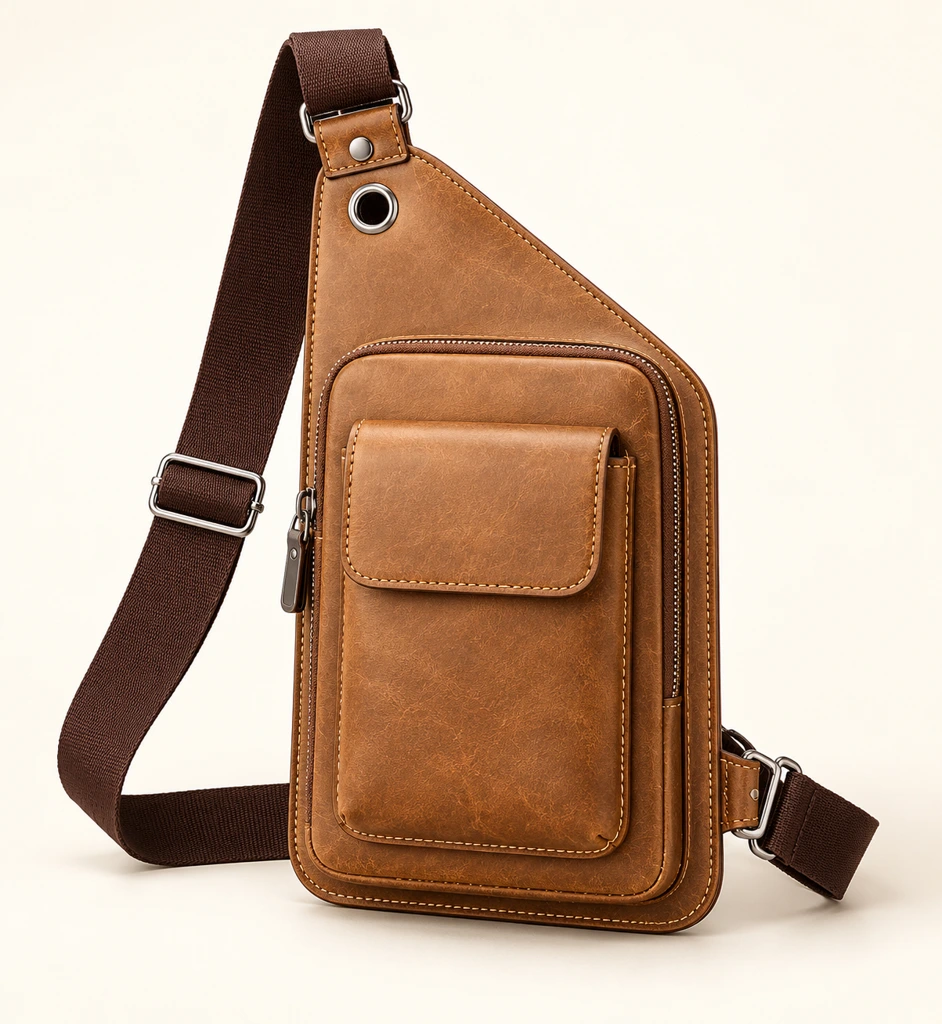 Sling with a gusseted pocket