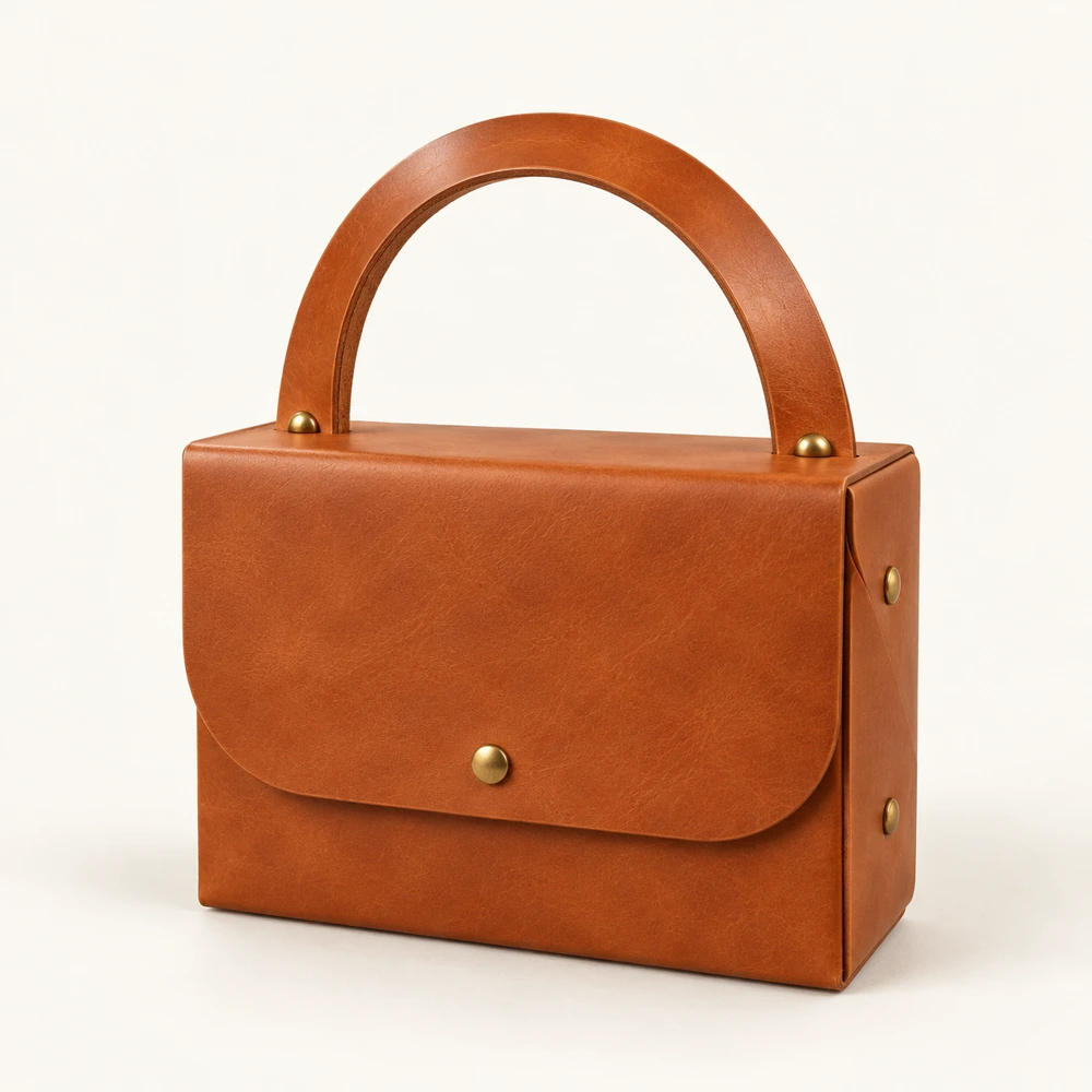 folding snap-button bag