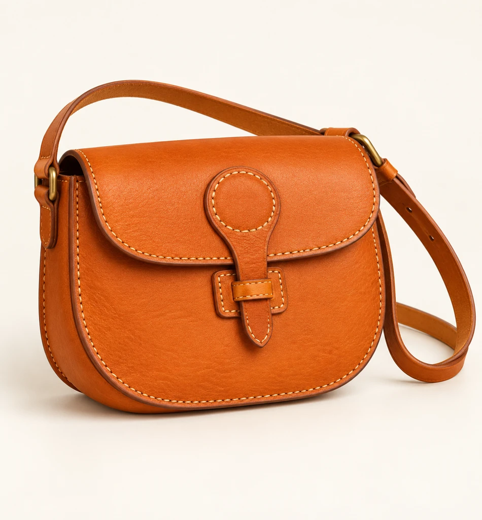 Saddle bag with a tab