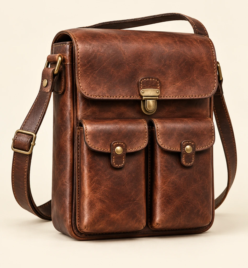 Tablet bag with two pockets