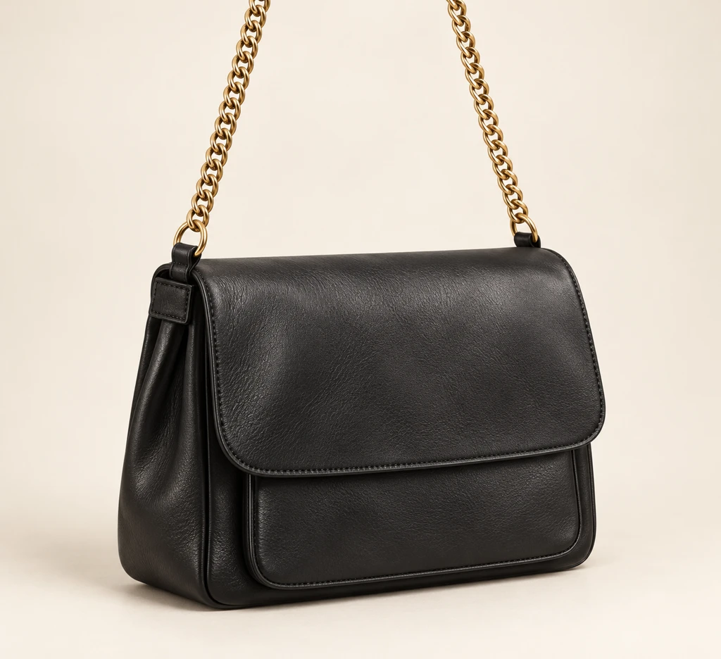 Rechtecktasche an einer Kette