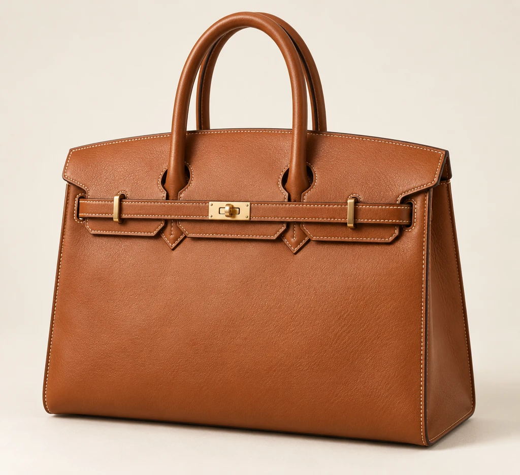 Strukturierte Tasche mit Riemen