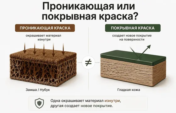 Проникающая или покрывная краска?